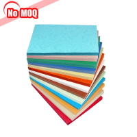 NO MOQ Different Colors Embossed Pebble Book Paper Cover manufacturer